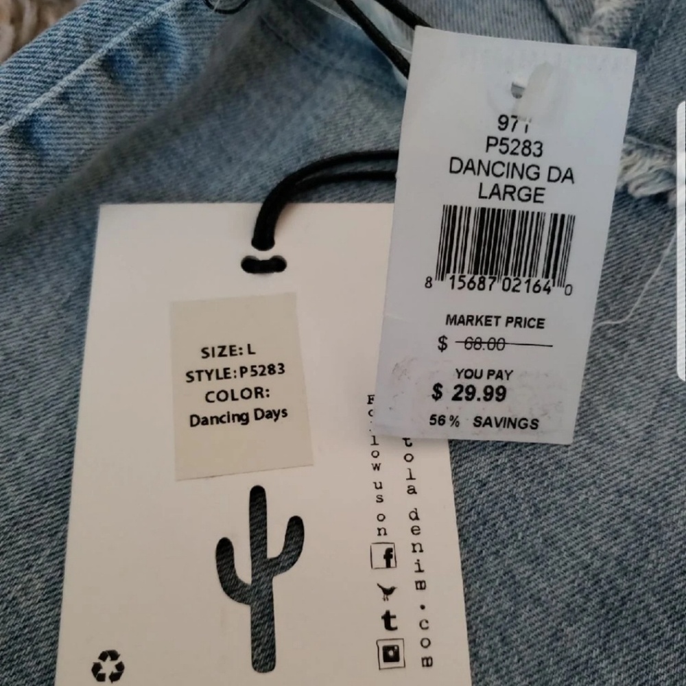 Denim top - Picture 3 of 3